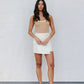 Ginay Top - Tan/White