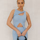 PRE ORDER EARLY JULY - Laylah Top - Baby Blue