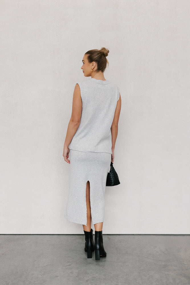 Chase Knit Set Ice Grey Marle