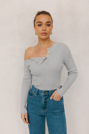 Quimper Top - Grey