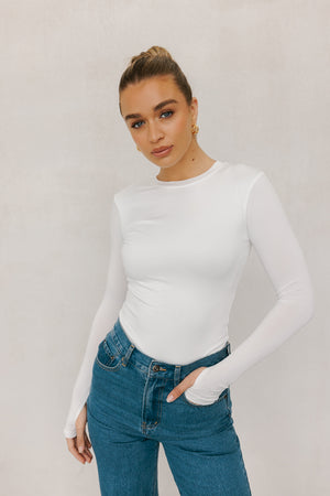 Plisten Top - White