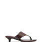 Hailey Thong Heel - Chocolate