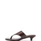 Hailey Thong Heel - Chocolate