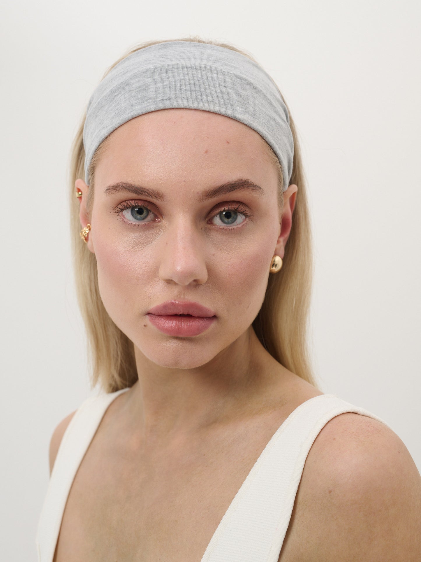 Lola Headband Set of 2 - Grey/Tan