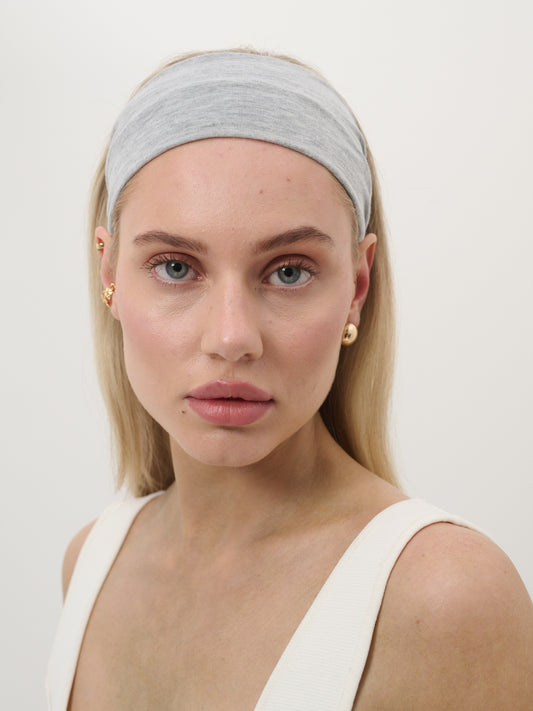 Lola Headband Set of 2 - Grey/Tan