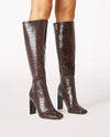 Hurst Boot - Cocoa Croc