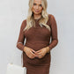 Phoebe Dress - Chocolate