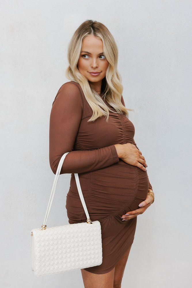 Phoebe Mini Dress Chocolate