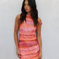 Hartlee Dress - Crimson Watercolour