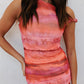 Hartlee Dress - Crimson Watercolour