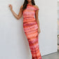 Hartlee Dress - Crimson Watercolour
