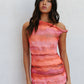Hartlee Dress - Crimson Watercolour