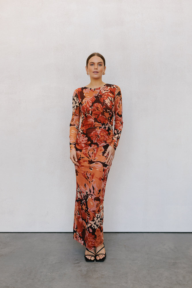 Helena Dress - Autumn Floral