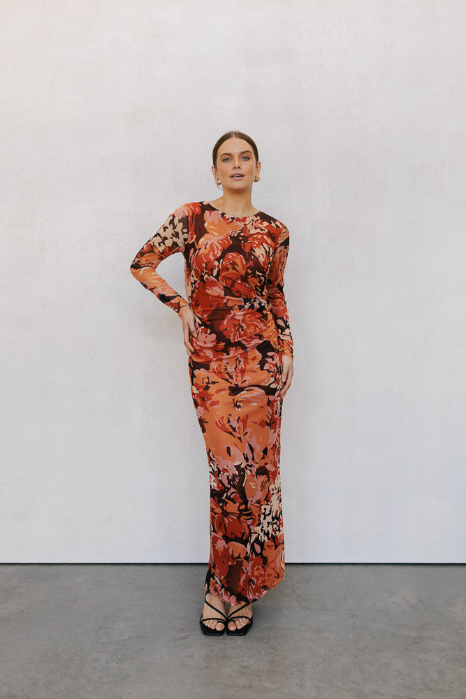 Helena Dress - Autumn Floral