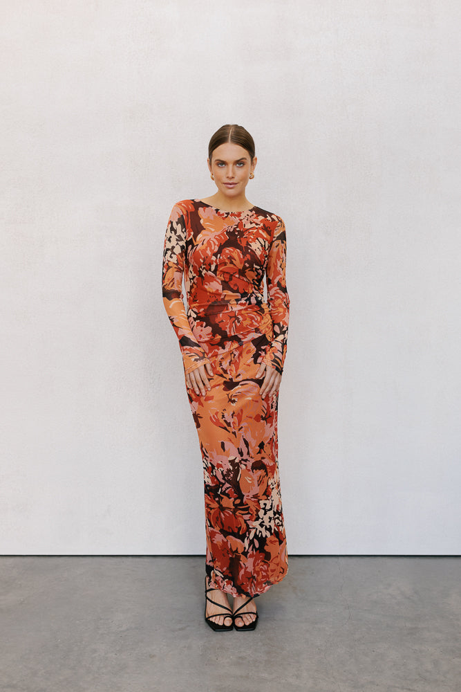 Helena Dress - Autumn Floral