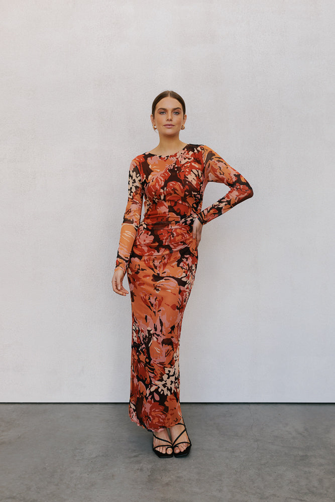 Helena Dress - Autumn Floral