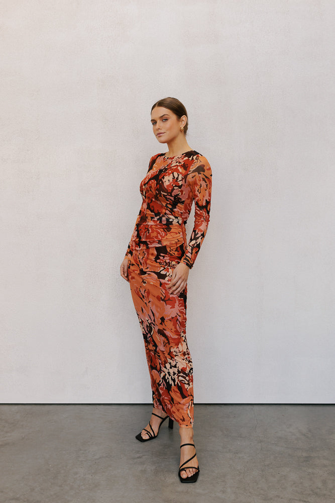 Helena Dress Autumn Floral