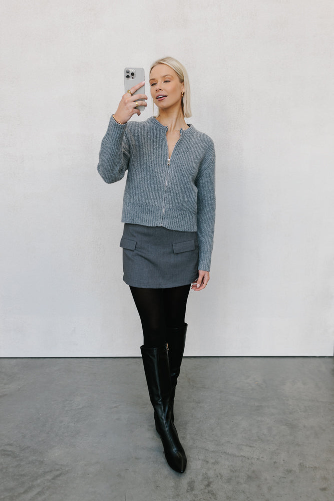 Patty Knit Charcoal Marle
