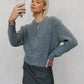 Patty Cardigan - Charcoal Marle