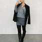 Patty Cardigan - Charcoal Marle