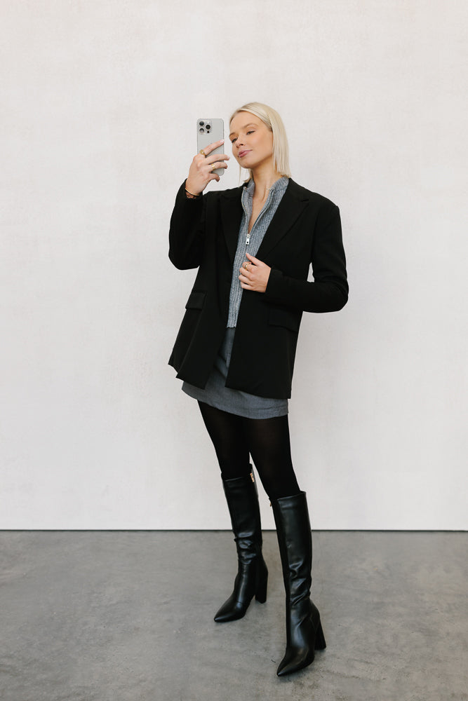 Patty Knit Charcoal Marle