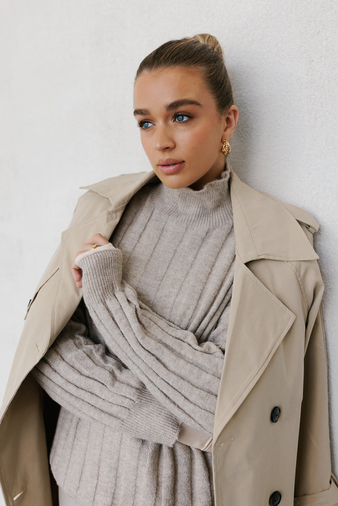 Remi Knit Beige Marle