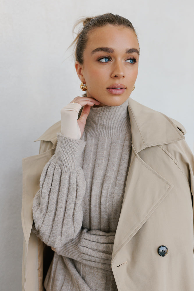 Remi Knit Beige Marle