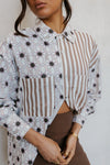 Heron Shirt - Sable Print