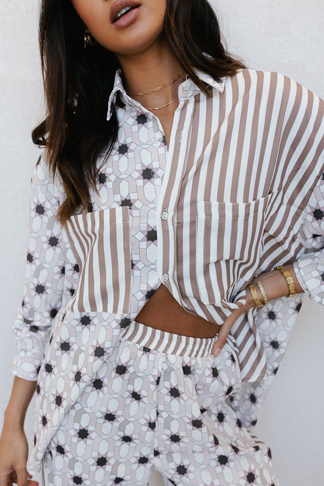 Aviary Pant Sable Print