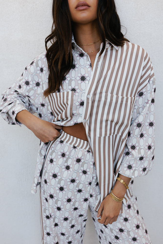 Aviary Pant Sable Print