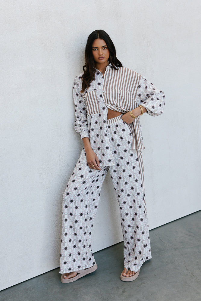 Aviary Pant Sable Print
