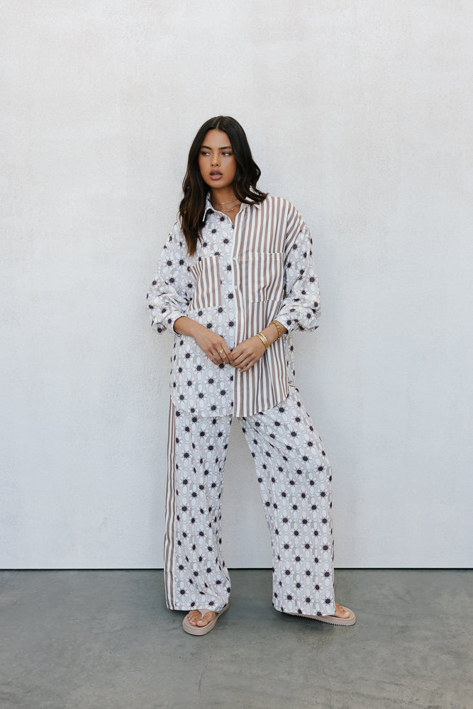 Aviary Pant Sable Print