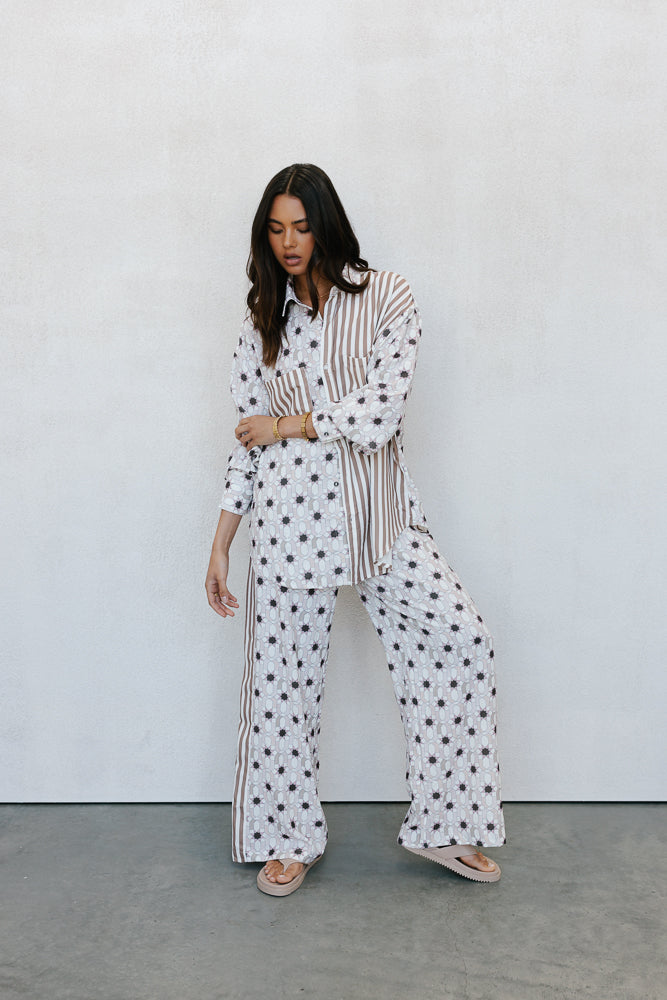 Aviary Pant Sable Print