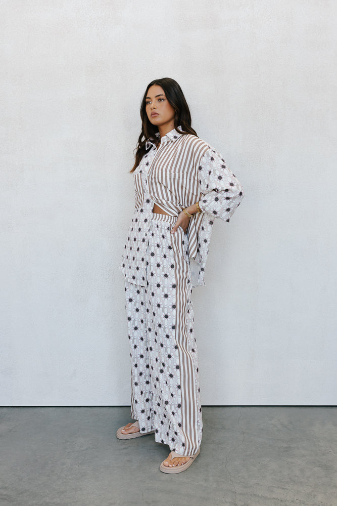Aviary Pant Sable Print