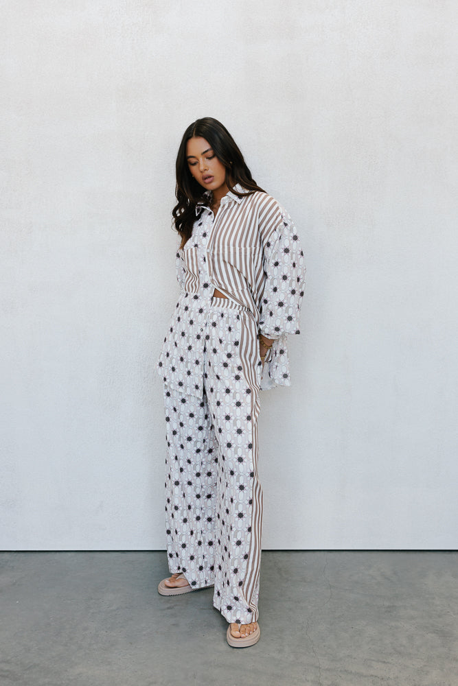 Aviary Pant Sable Print