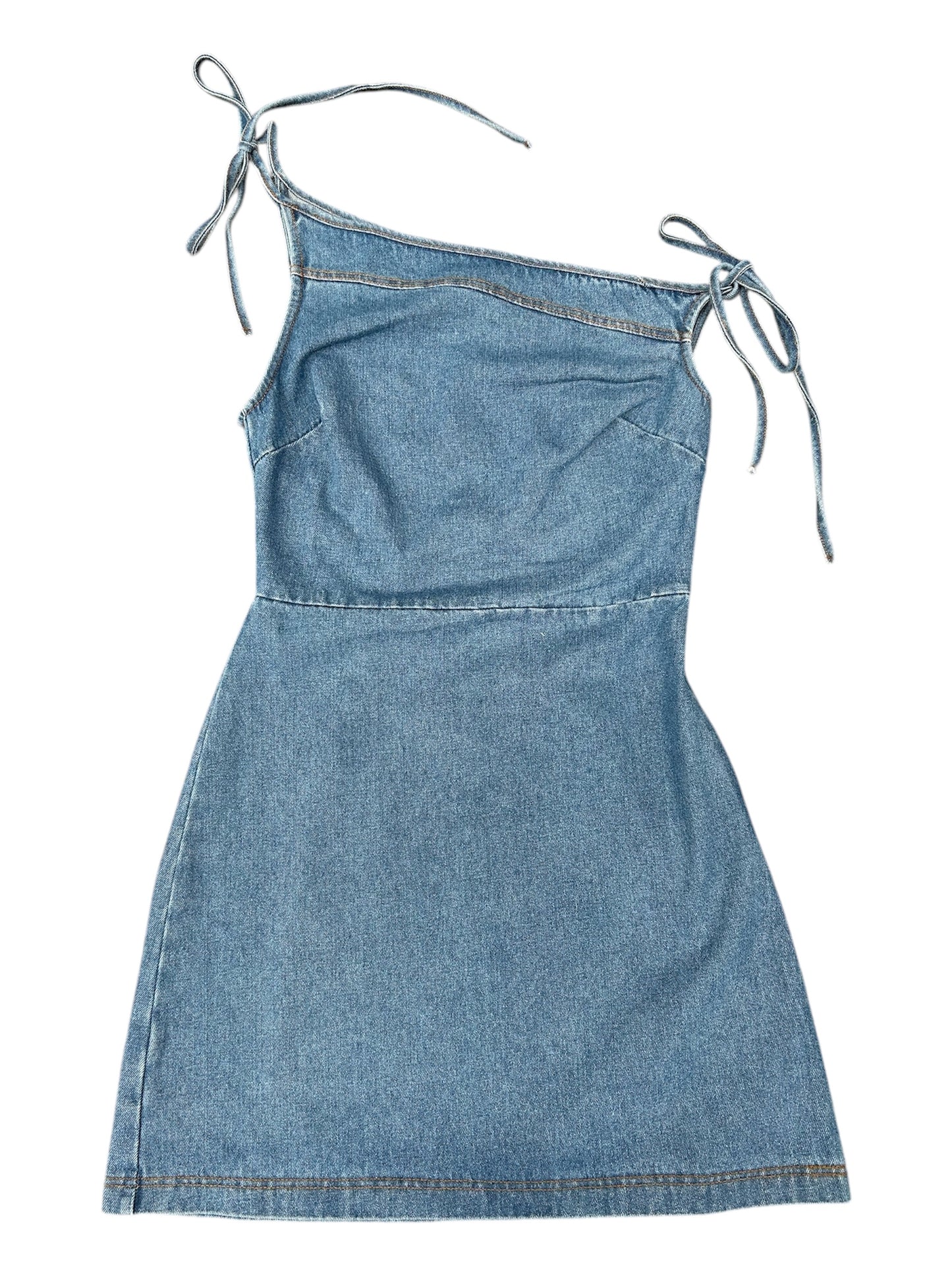 Qiana Mini Dress - Denim