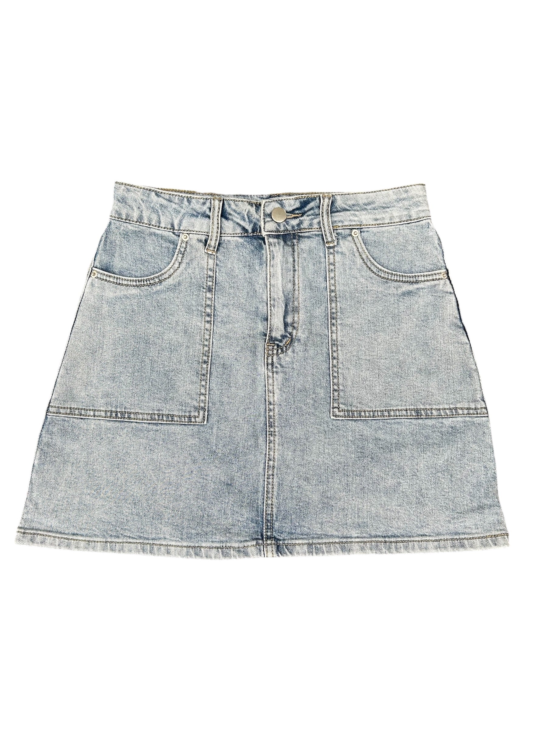 Xanna Skirt Light Blue Denim