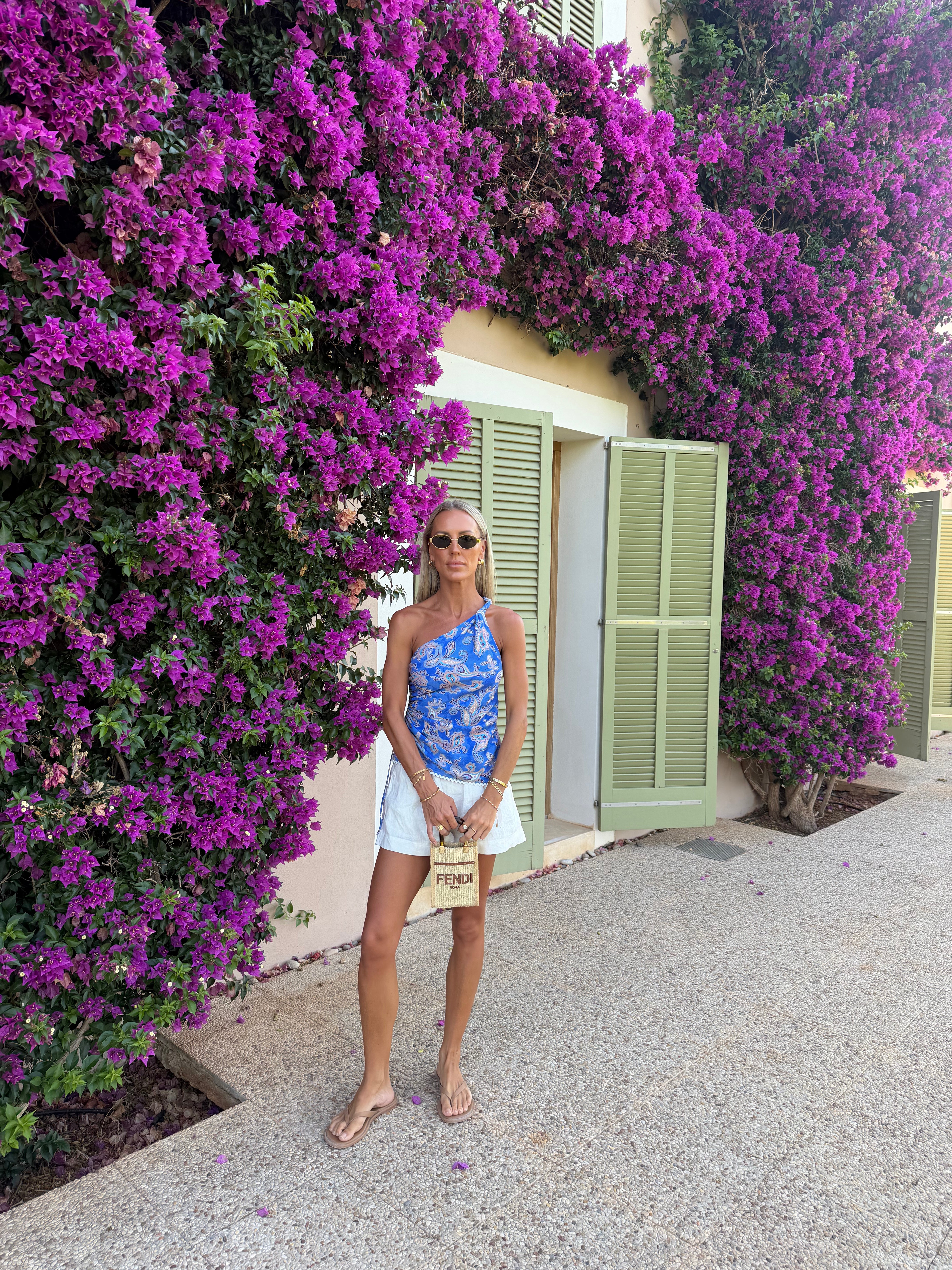 Yazlin Top Oceana Print
