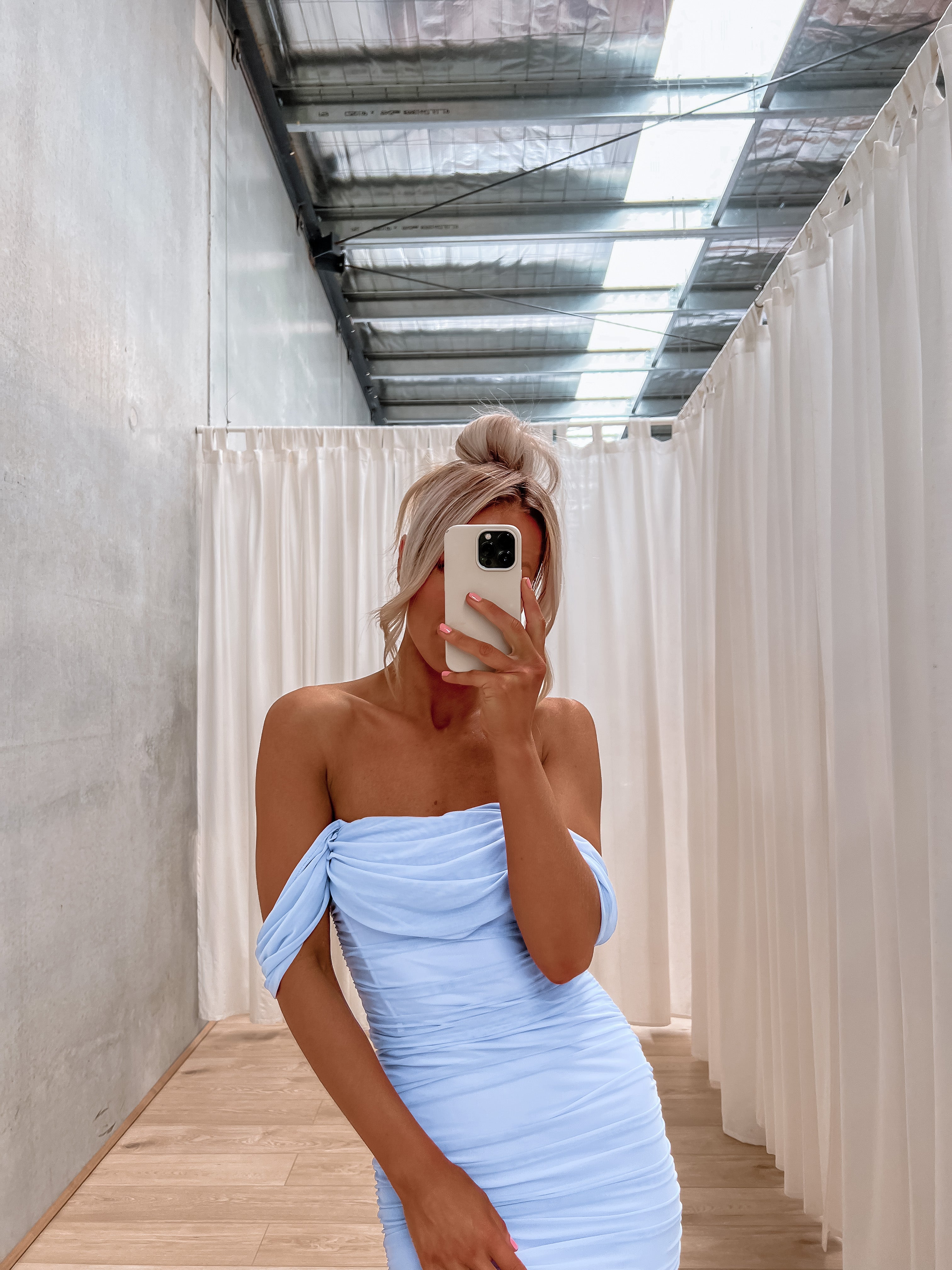 Eva Dress Periwinkle Mirror Mirror Boutique