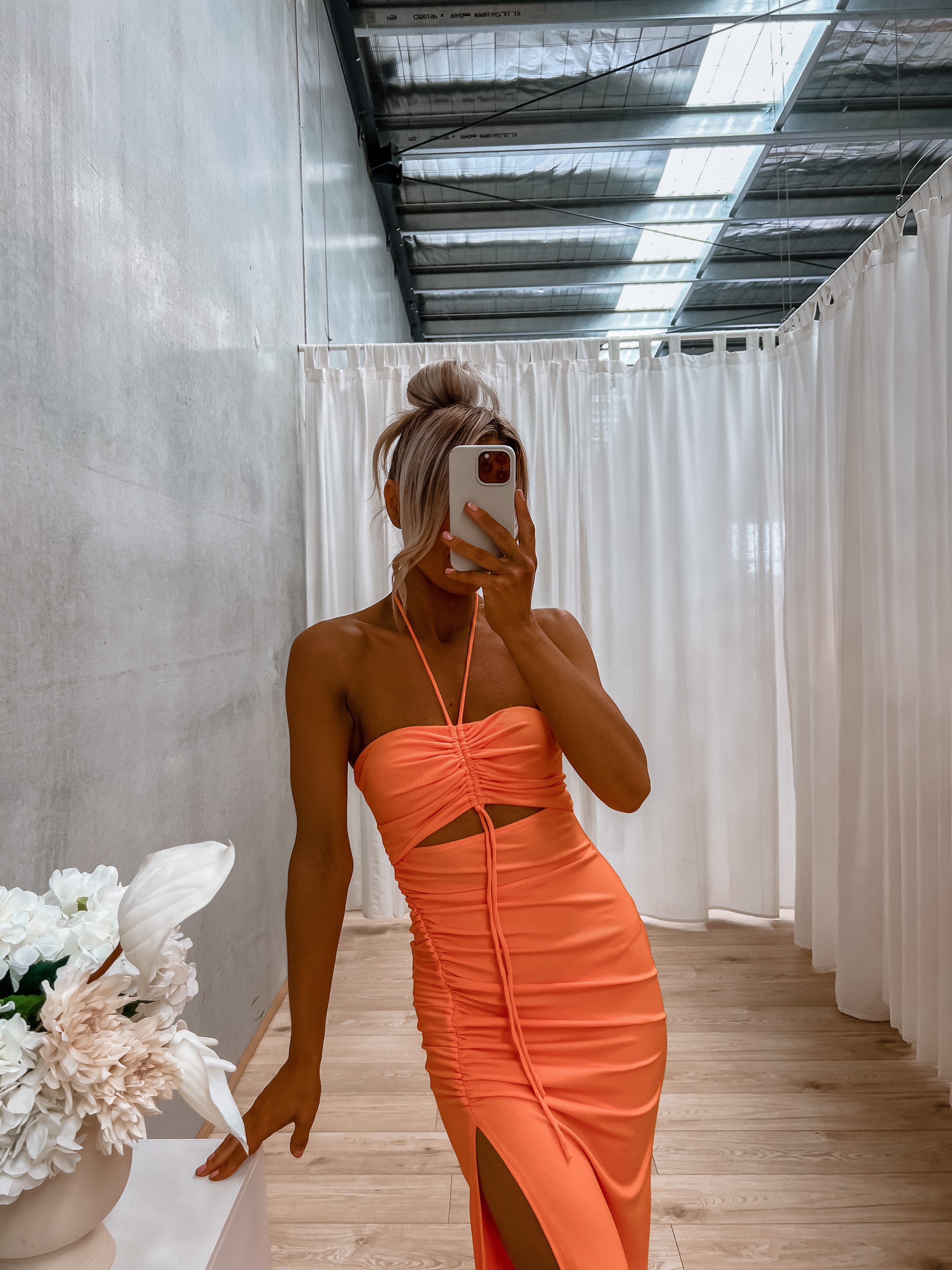 Rae Dress Orange