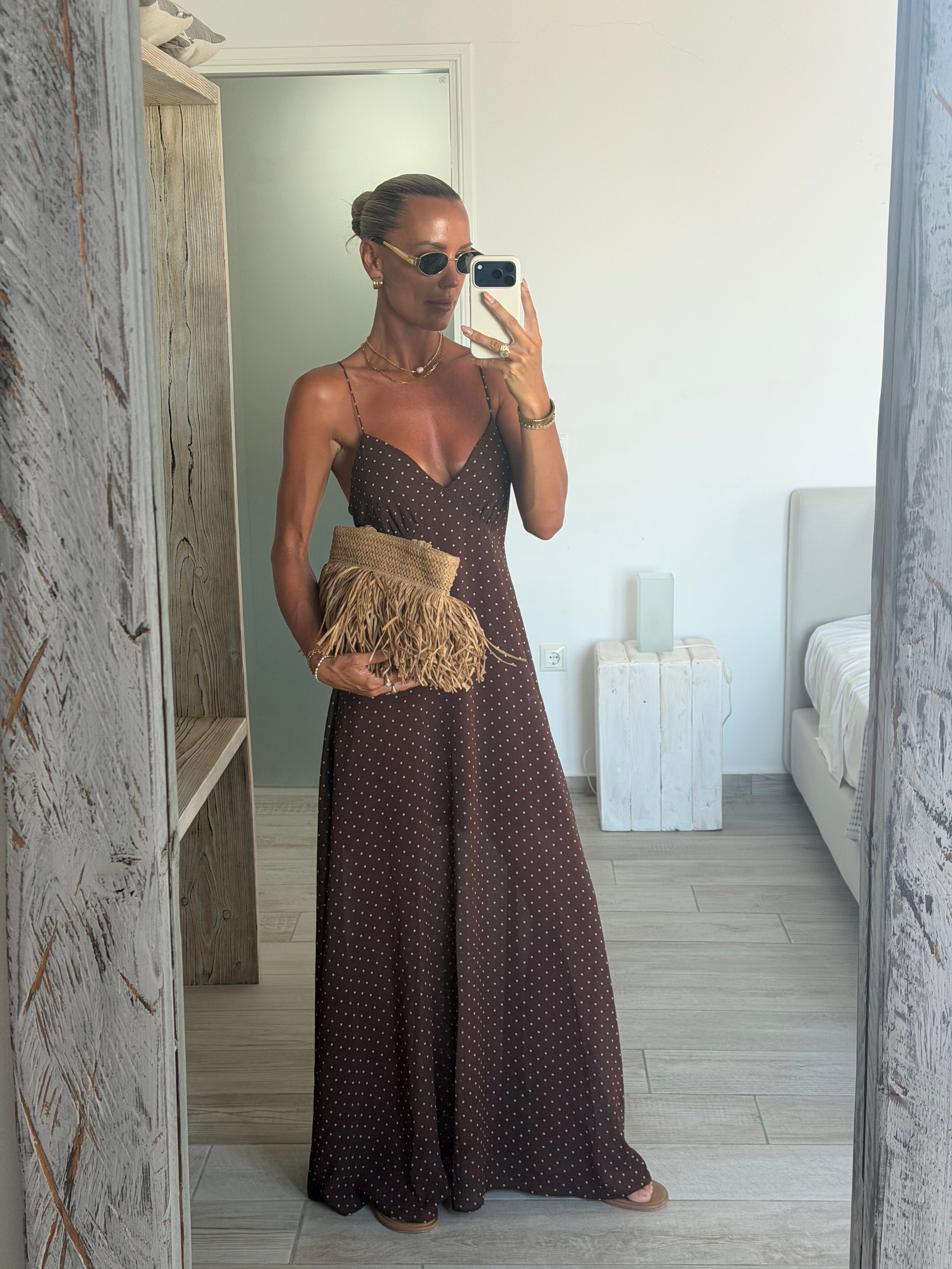 Chloe Maxi Dress Polka Dot