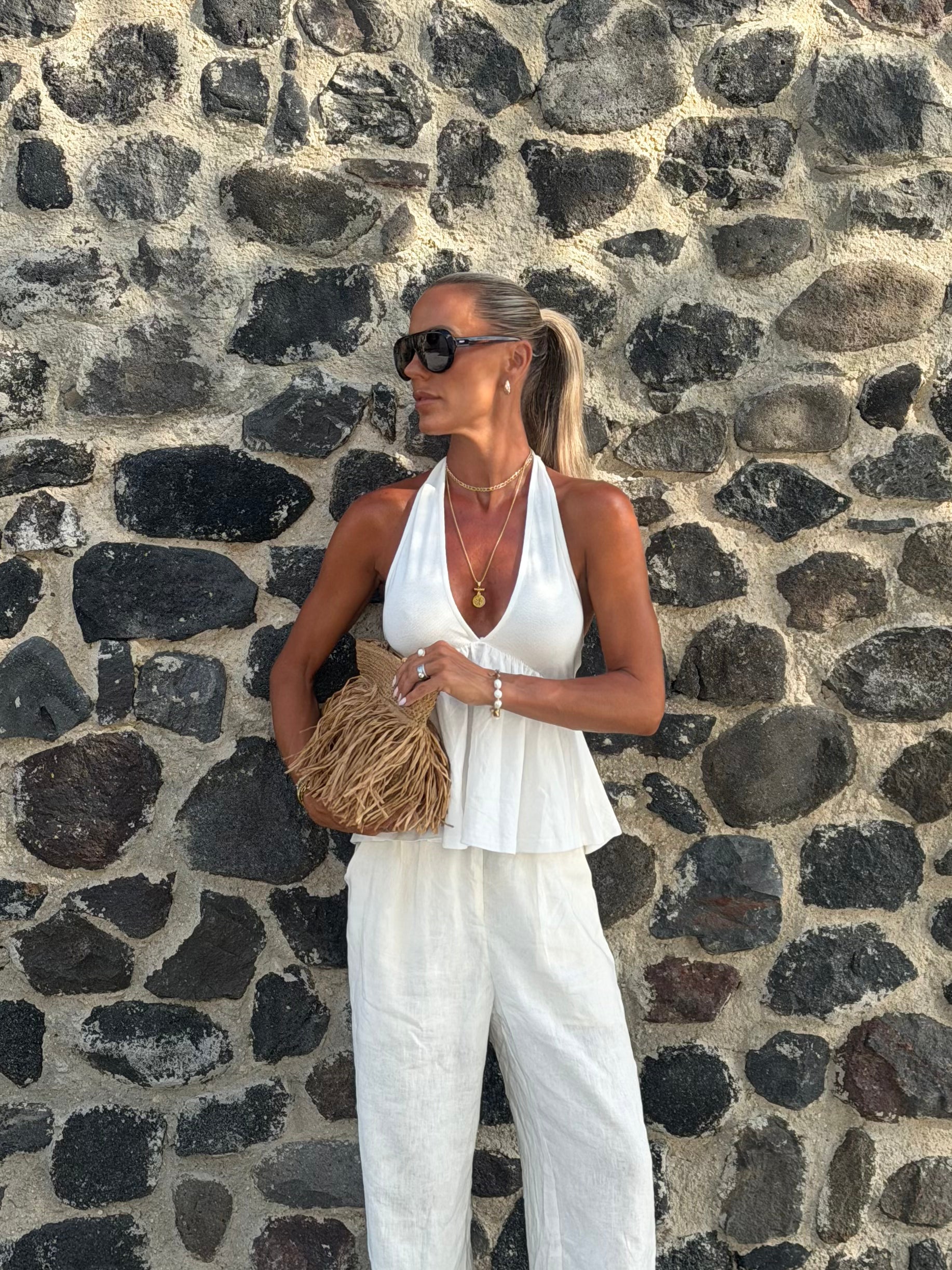 Uzuri Top White