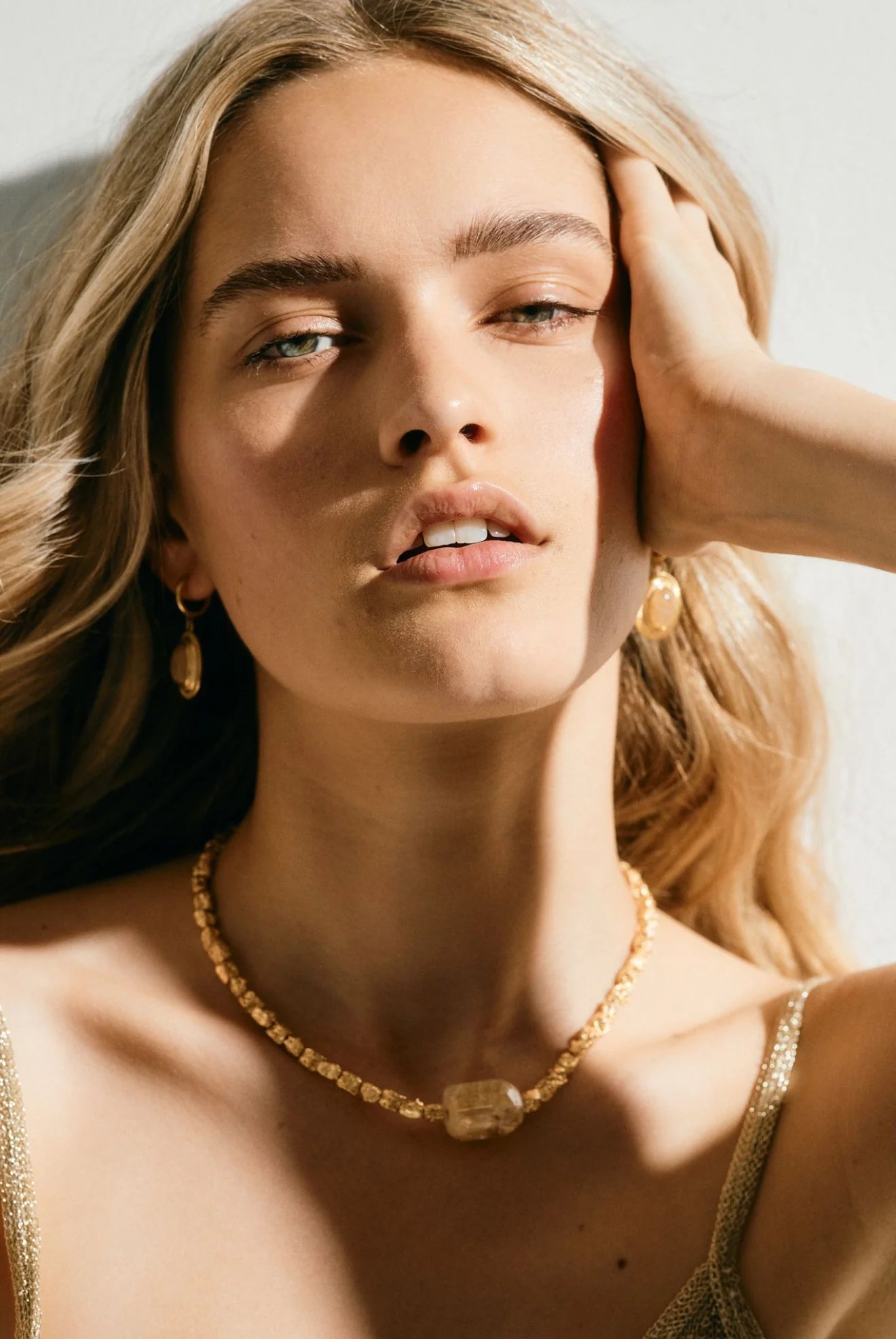 Muse Necklace - Gold/ Citrine