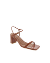 Isobella Heels - Dark Tan Croc