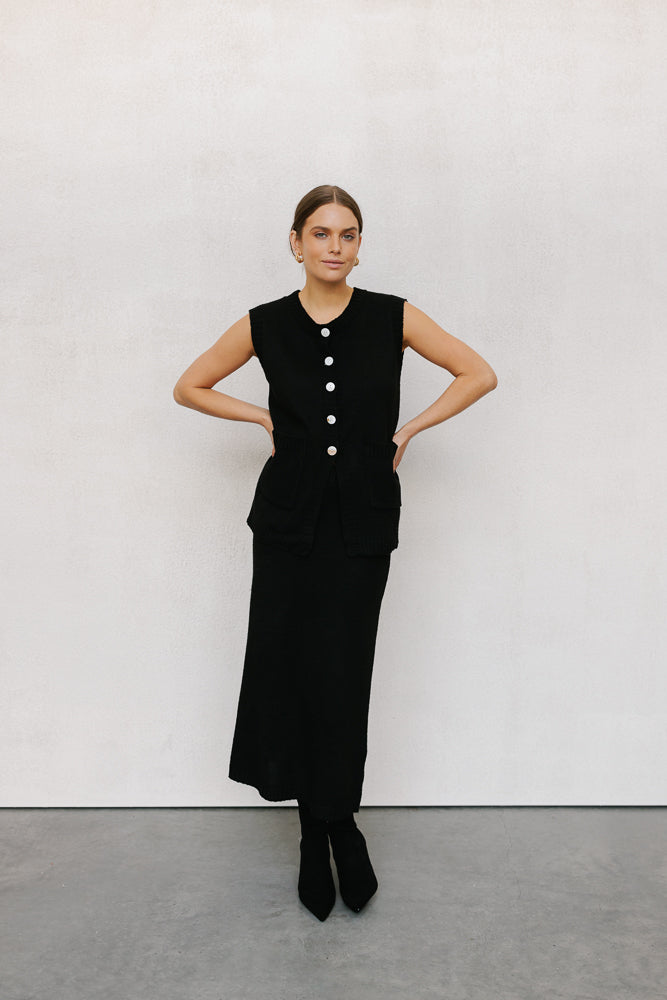 Jace Knit Set Black