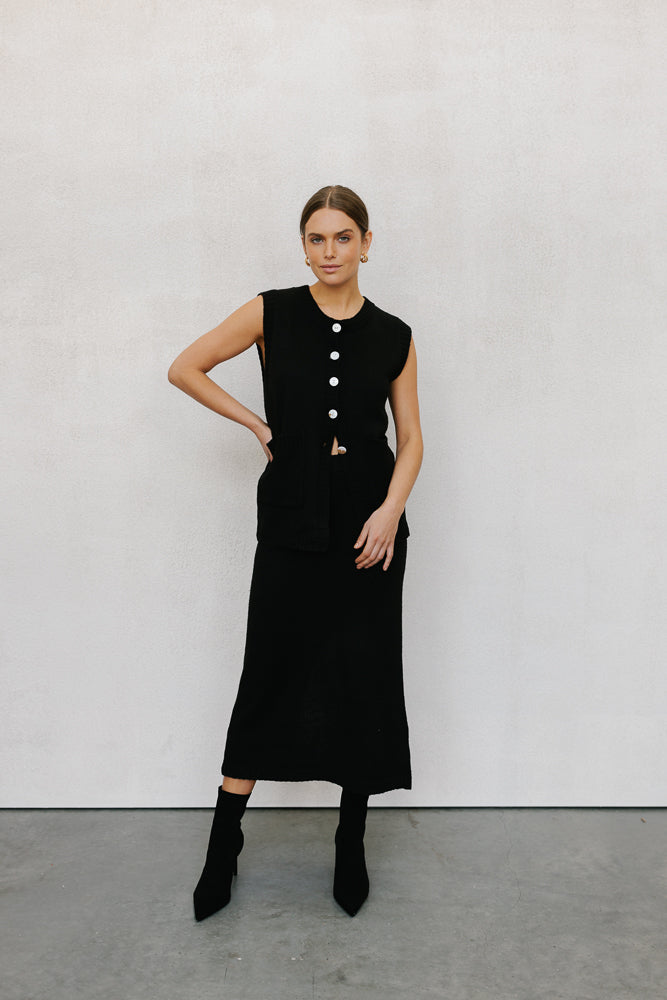 Jace Knit Set Black
