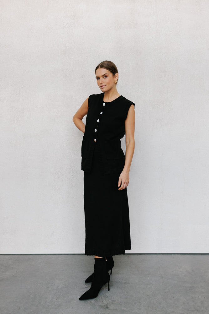 Jace Knit Set Black