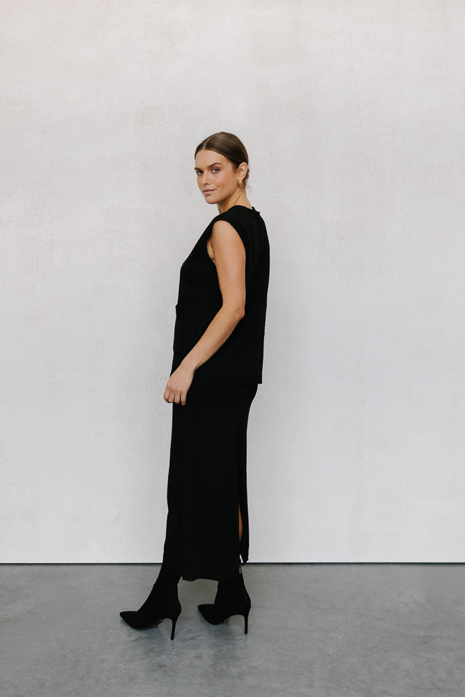Jace Knit Set Black