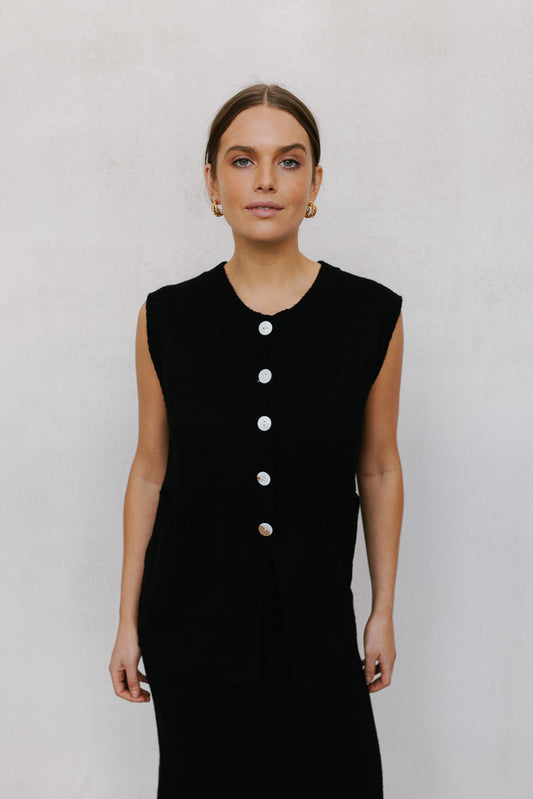 Jace Knit Set - Black