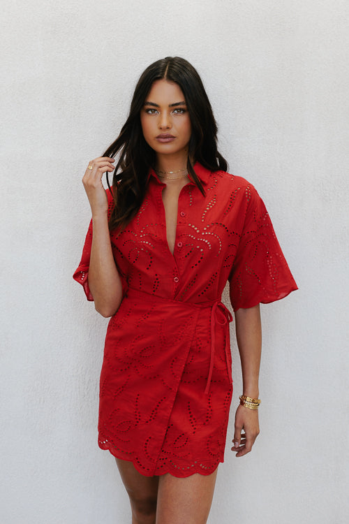 Jacinta Set - Red